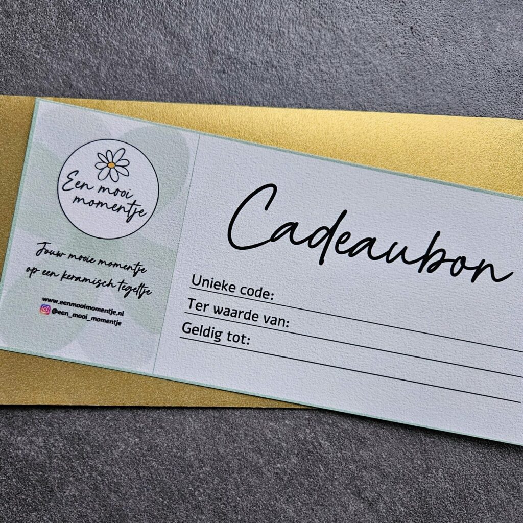 Digitale cadeaubon